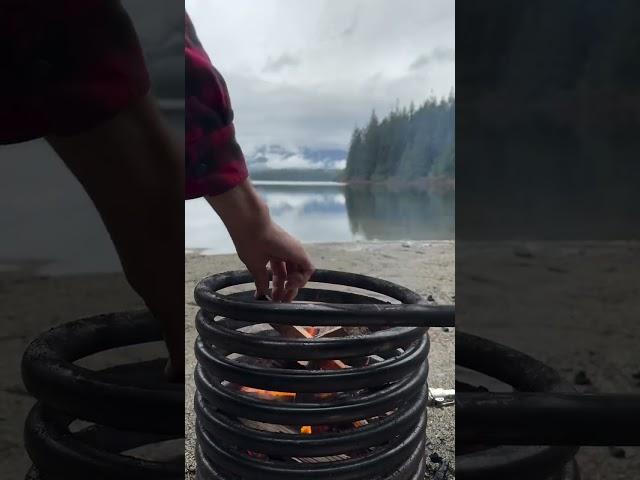 Wood fire