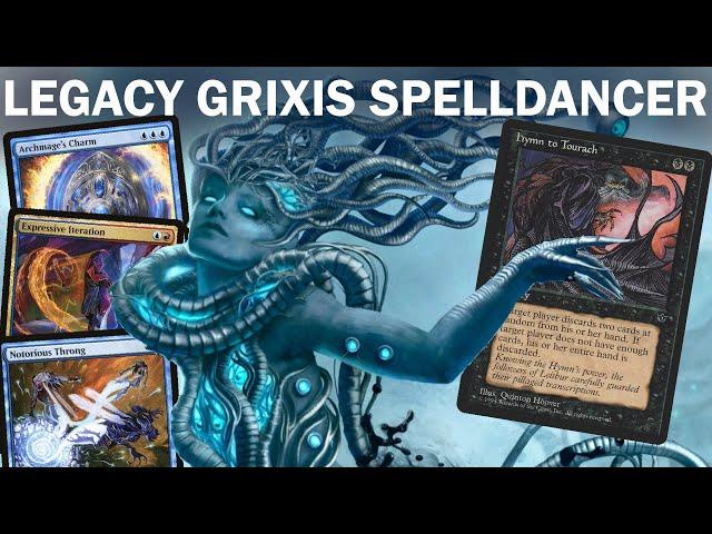 PUT ON YOUR DANCING SHOES! Legacy Mercurial Spelldancer Grixis Midrange. Copy Hymn Tourach MTG ONE
