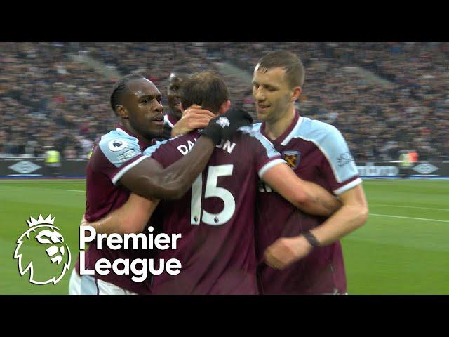 Craig Dawson heads West Ham in front of Newcastle | Premier League | NBC Sports