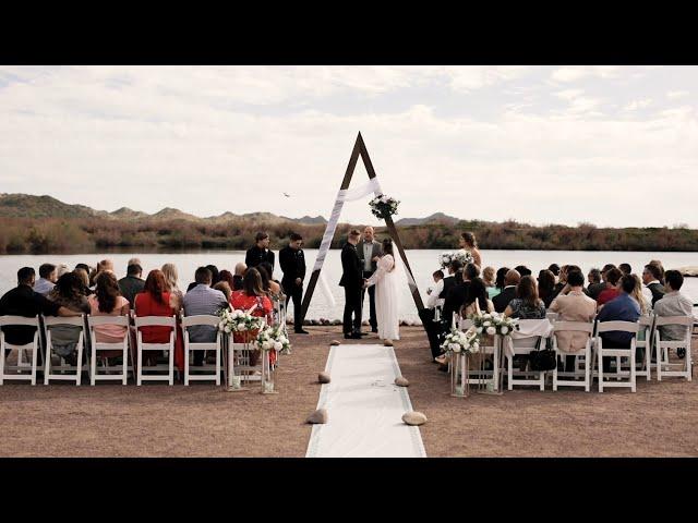 Intimate Lakeside Wedding || Hidden Lake Wedding Venue, AZ