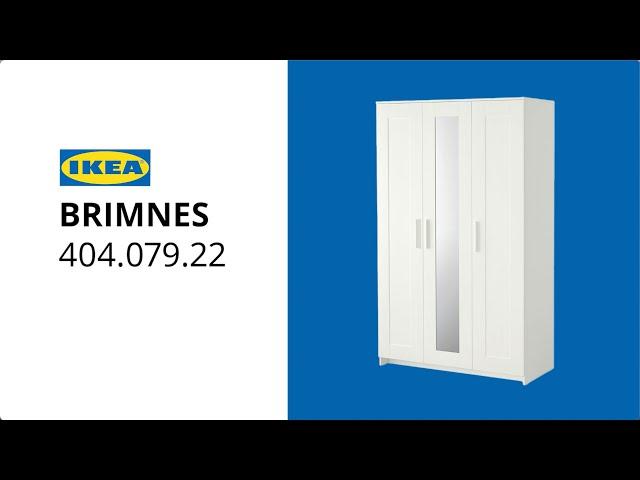 IKEA BRIMNES Wardrobe with 3 doors assembly instructions