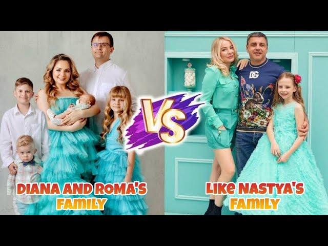 Like Nastya' s Family VS Diana and Roma's Family Natural Transformation  2025 From 0 To Now