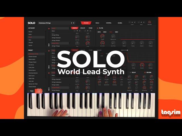 SOLO World Lead Synth Virtual Instrument Plugin AU / VST / AAX Version 2.0
