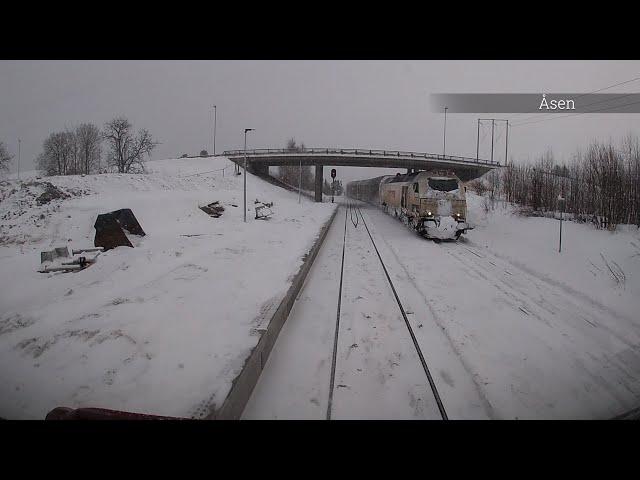 Drivers Eye View: Trondheim-Mosjøen in a winter wonderland. (Di4)