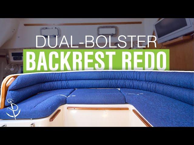 How to Reupholster a Dual-Bolster Backrest for a Dining Area