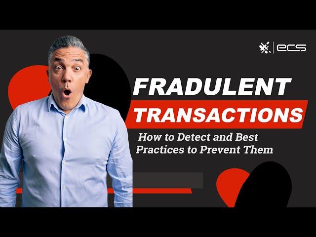 How to detect fraudulent transactions