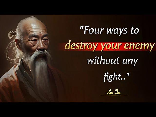 4 Tactics To Destroy Your Secret Enemy | Lao Tzu Quotes, Saying And Words For Inspiration