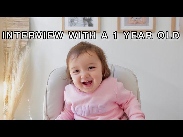 This INTERVIEW WITH A 1 YEAR OLD will make you cry 
