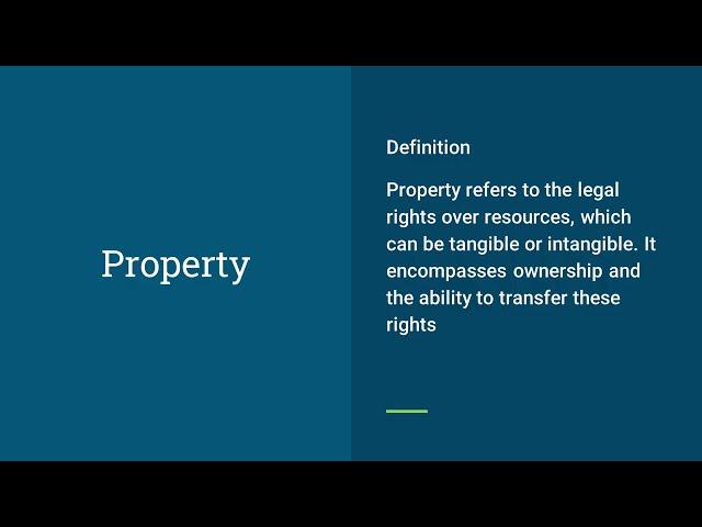 Property Law -- Property And Types Of Properties | Property Law | LLB | Nyaya Vidya ....