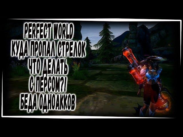 PERFECT WORLD КУДА ПРОПАЛ СТРЕЛОК? ЧТО ДАЛЬШЕ С НИМ ДЕЛАТЬ?