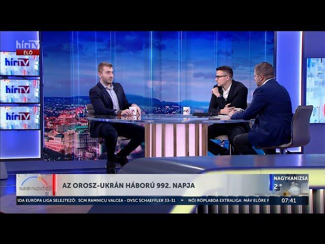 Háború Ukrajnában - Hidegkuti Konstantin (2024-11-11) - HÍR TV