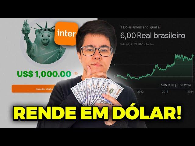 NOVO PORQUINHO EM DÓLAR DO BANCO INTER! VALE A PENA?