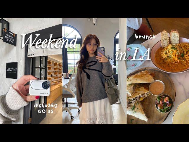 Weekend in LA ️ cafe hopping, holiday vibes, trader joes, marzipan mukbang