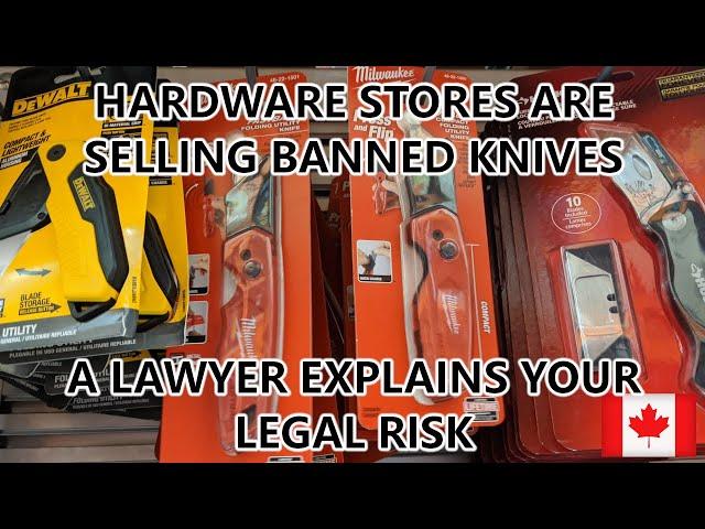 Hardware Stores Are Selling Banned Knives - A Lawyer Explains Your Legal Risk