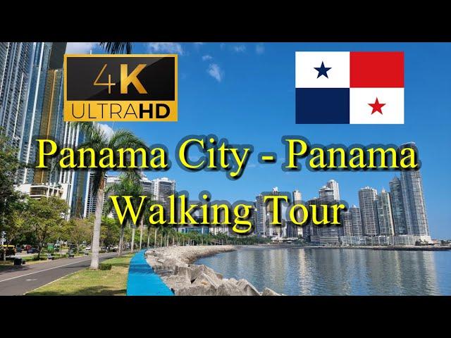 【4K 60fps】WALK - Panama City ~ walking Tour - Panama