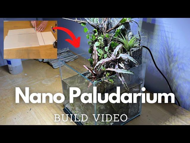 How to make a nano Paludarium - Build Video