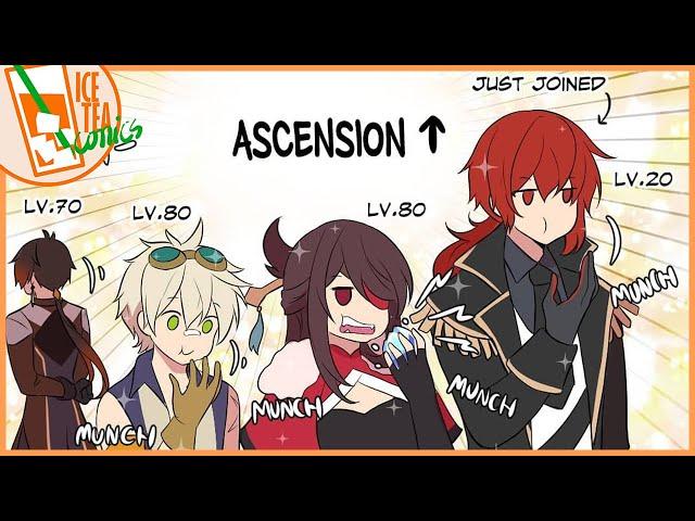 Consuming Ascension Materials - Genshin Impact Comic Dub | IceTeaComics