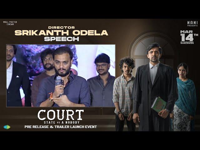 Director Srikanth Odela Speech At Court - State Vs A Nobody Grand Pre Release & Trailer Launch Even