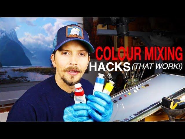 COLOUR MIXING SOLUTIONS in oils - Create 3D Effects + What's on my Palette!