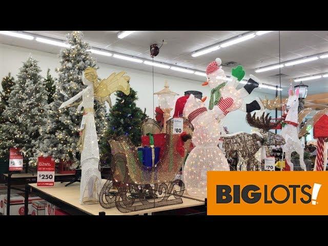 BIG LOTS CHRISTMAS DECORATIONS CHRISTMAS TREES HOME DECOR SHOP WITH ME SHOPPING STORE WALK THROUGH