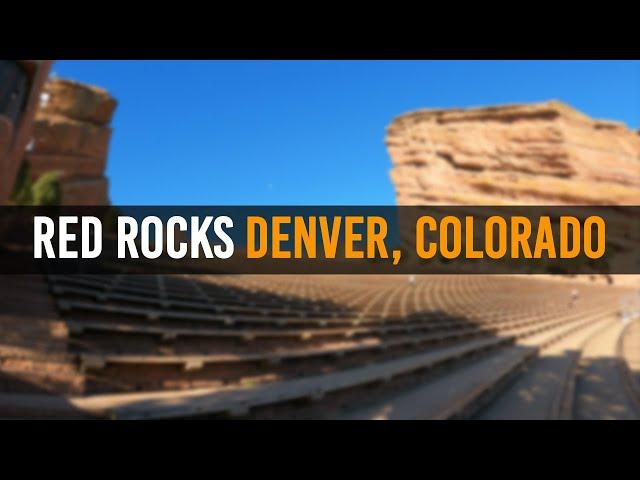 Red Rocks Amphitheatre Walkthrough (5K Resolution)