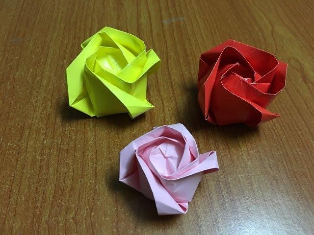 How to make Origami Flower Rose of Roses - DIY Tutorial