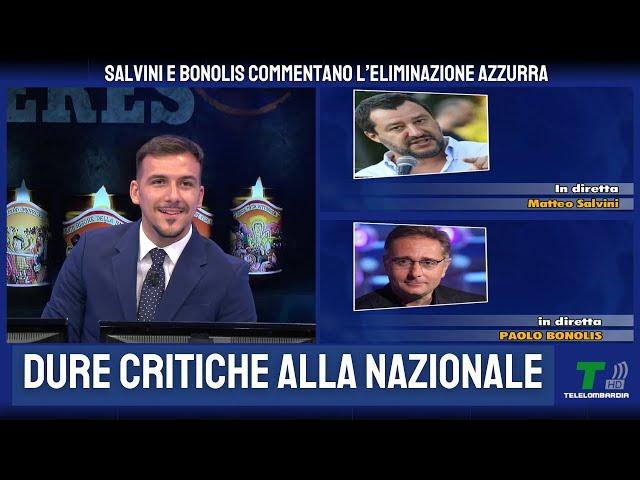 SALVINI E BONOLIS INTERVENGONO IN DIRETTA SUL POST NAZIONALE