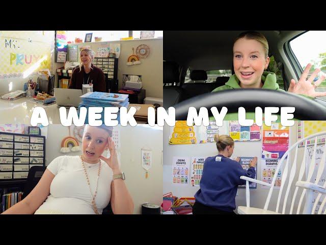 VLOG | my last few weeks as a teacher, how I’m really feeling, bumpdates + more!!