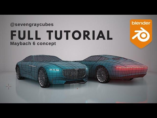 HOW TO model 3D CAR in Blender - FULL TUTORIAL