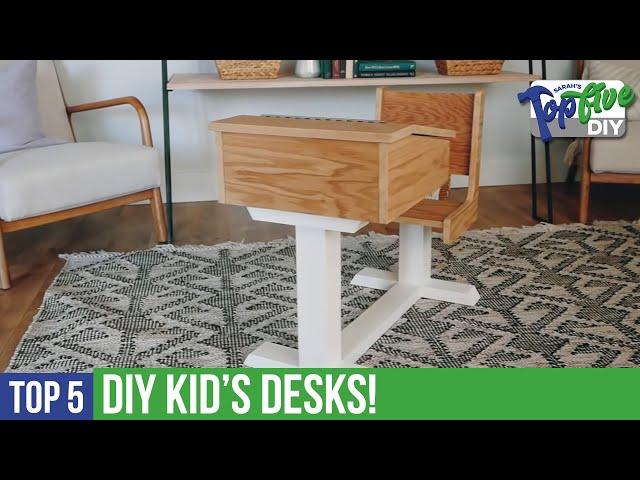 Top 5 DIY Kid's Desks! The Best Maker Videos for Your Next Build!