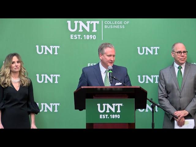 $30M gift – largest in UNT history – will create G. Brint Ryan College of Business