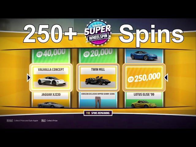 Forza Horizon 5 Super Wheelspin Opening... 100+ Super Wheelspins and 150+ Wheelspins