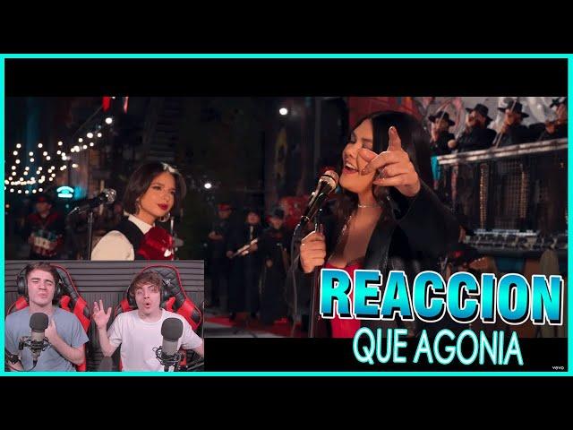 ARGENTINOS REACCIONAN A Yuridia, Angela Aguilar - Qué Agonía (Video Oficial)