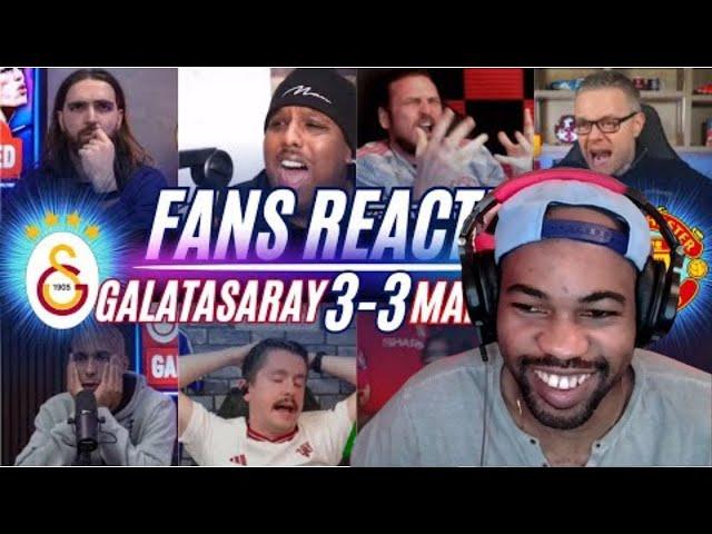 ARSENAL FAN REACTS TO MAN UNITED FANS REACTION TO GALATASARAY 3-3 MAN UNITED | CHAMPIONS LEAGUE