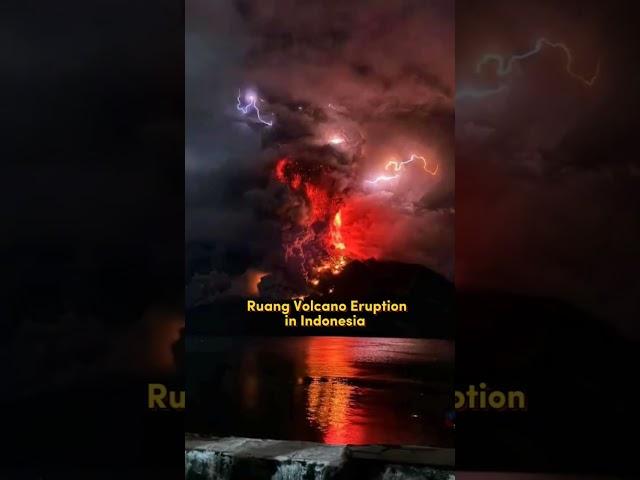 Ruang Volcano Indonesia Eruption