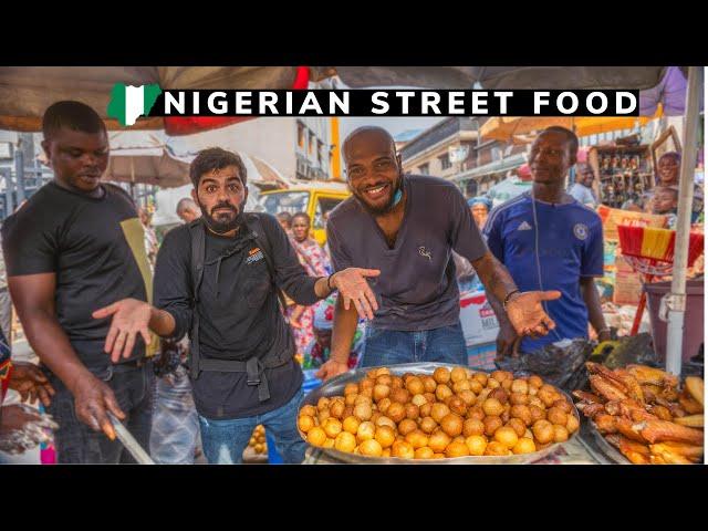 Nigerian Street Food Tour With Joe Hattab | Crazy Street Life in Lagos