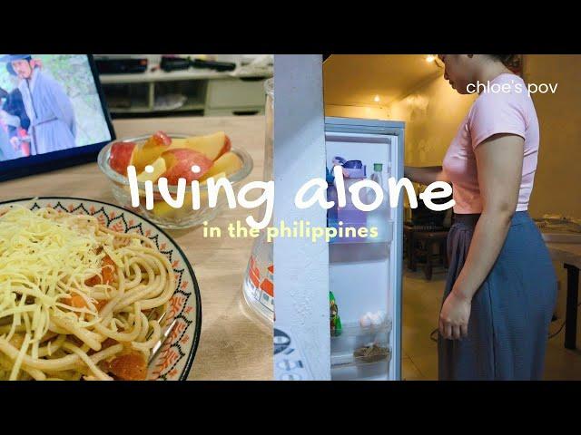 living alone vlog philippines  groceries, emptying my fridge, easy rice cooker meal, cooking fails