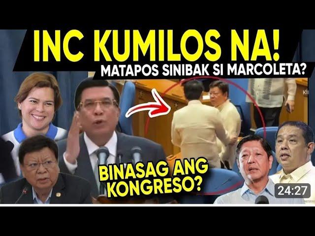 INC PUMALAG sa PANGGIGIPIT kay CONG MARCOLETA?