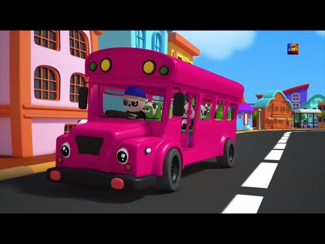 Колеса на автобусе | детского стишка | Baby Bao Panda Songs | Rhyme For Kids | Wheels on the Bus