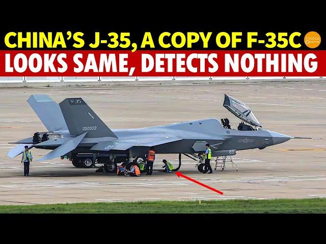 China’s J-35, a Knockoff of F-35C, Only Shares Its Appearance; Fails to Detect When Targeted by F-35