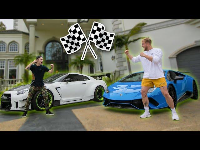 1000HP Lamborghini VS 1000HP GTR Street Race! (Who's Faster?)