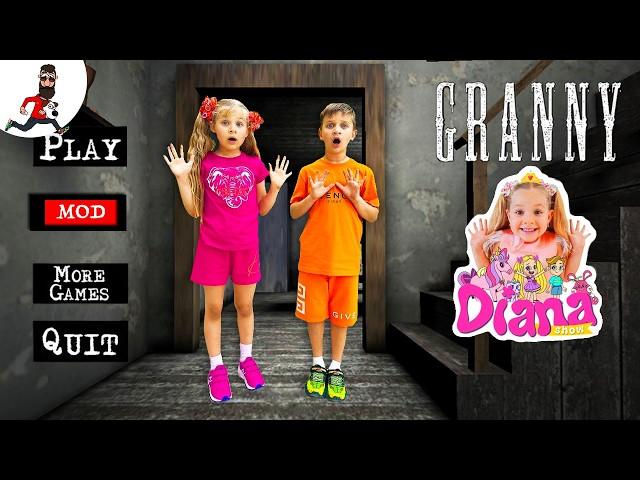 Play as Roma and Diana Show in Granny horror game