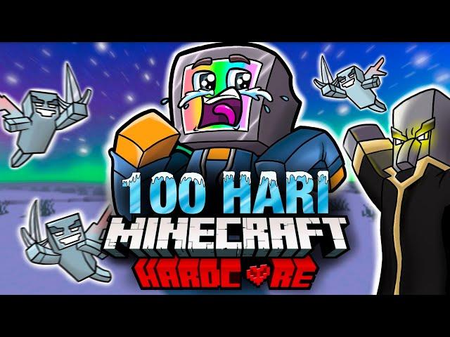 100 Hari Di Minecraft Hardcore, Tapi Flatworld Only