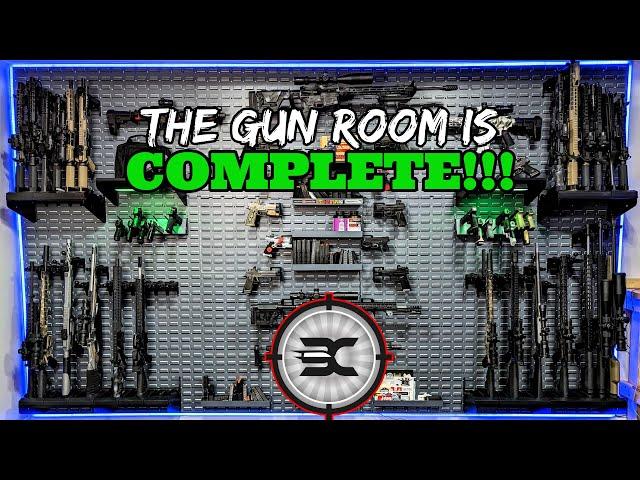 My new gun room is COMPLETE!