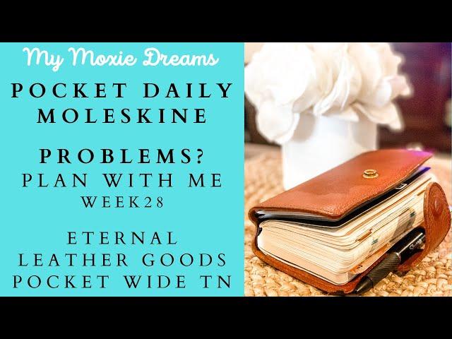 JULY Plan With Me & Problems  | Week 28 | Pocket Moleskine Daily | Pocket Planner | Chatty #pwm