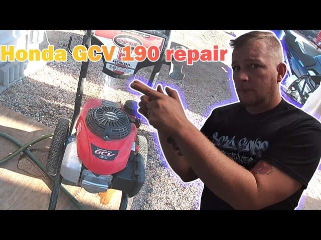 Honda GCV 190 how to clean and install carburetor.