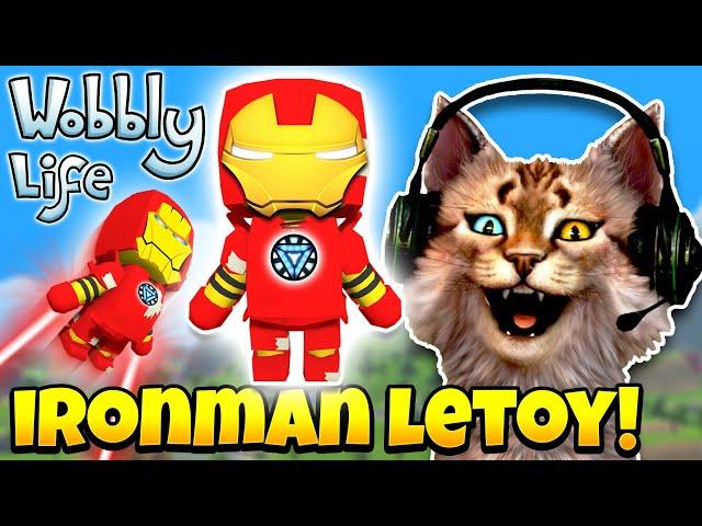 AKU JADI IRONMAN LETOY SUPERHERO GADUNGAN KOCAK !!  - Wobbly Life Indonesia