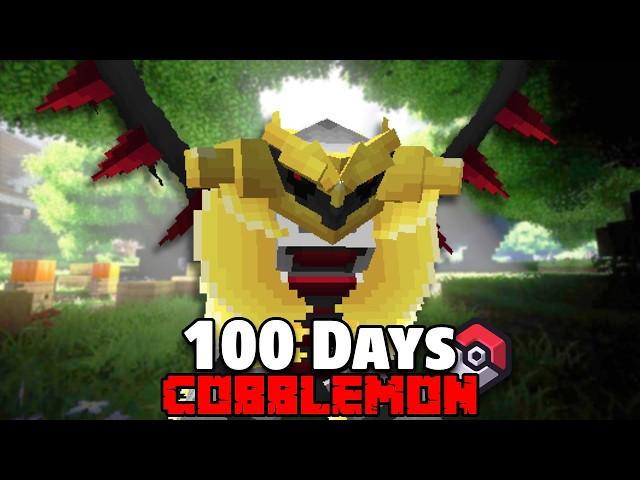 I Spent 100 DAYS in LEGENDARY only Cobblemon (Minecraft)