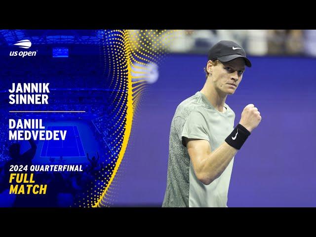 Jannik Sinner vs. Daniil Medvedev Full Match | 2024 US Open Quarterfinal