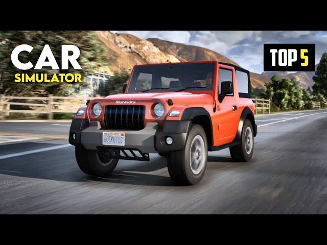 Top 5 Car Simulator Games For Android #Simulatorgames #shorts #CapitalGamer7